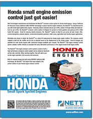 BlueCat SSI Honda Small Engine downloadable PDF brochure