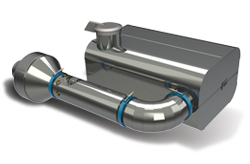 Product Photo of BlueMAX™ d Selective Catalytic Reduction (SCR) and a Diesel Oxidation Catalyst (DOC) System