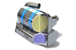 Product Photo of BlueMAX™ PLUS  Selective Catalytic Reduction (SCR) and a passive Diesel Particulate Filter (DPF) System